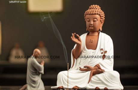 Tượng Phật A di Đà – Gốm Tử Sa Cao Cấp